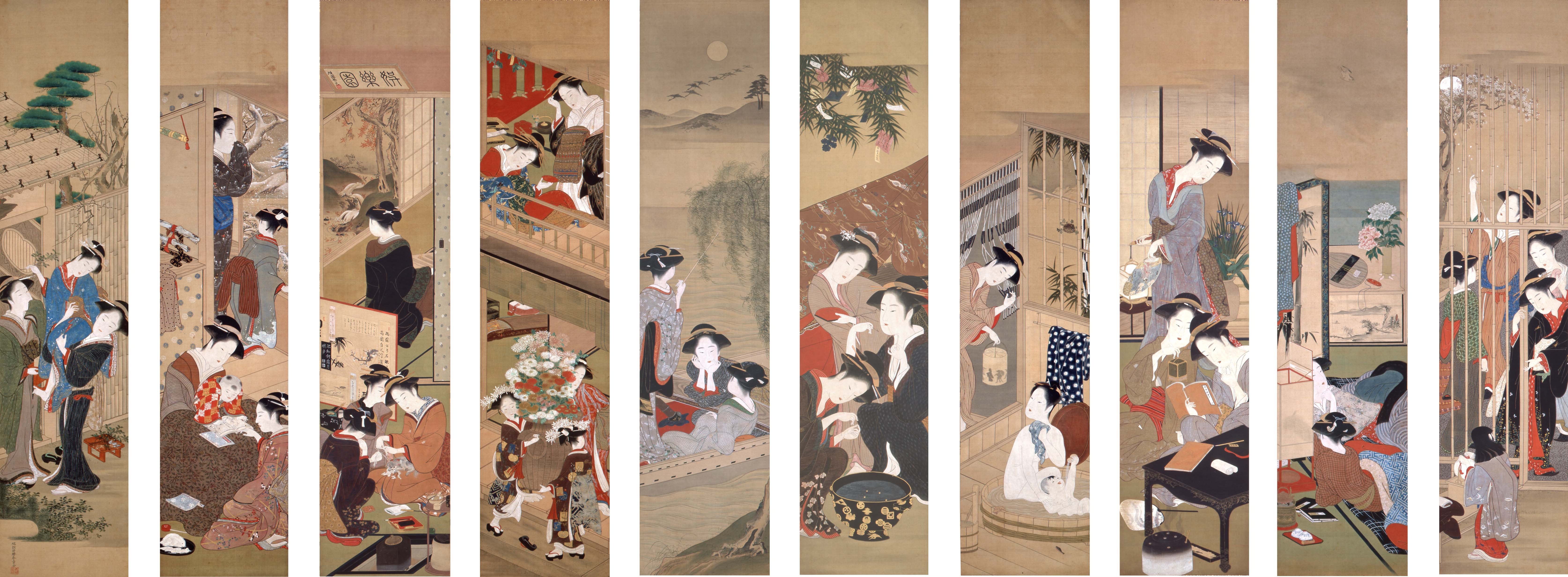 美人画の系譜 江戸から近代まで 春章・歌麿・松園・深水を中心に – MOA美術館 | MOA MUSEUM OF ART